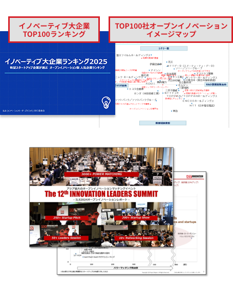 「ILS2023オープンイノベーションレポート」無料進呈中